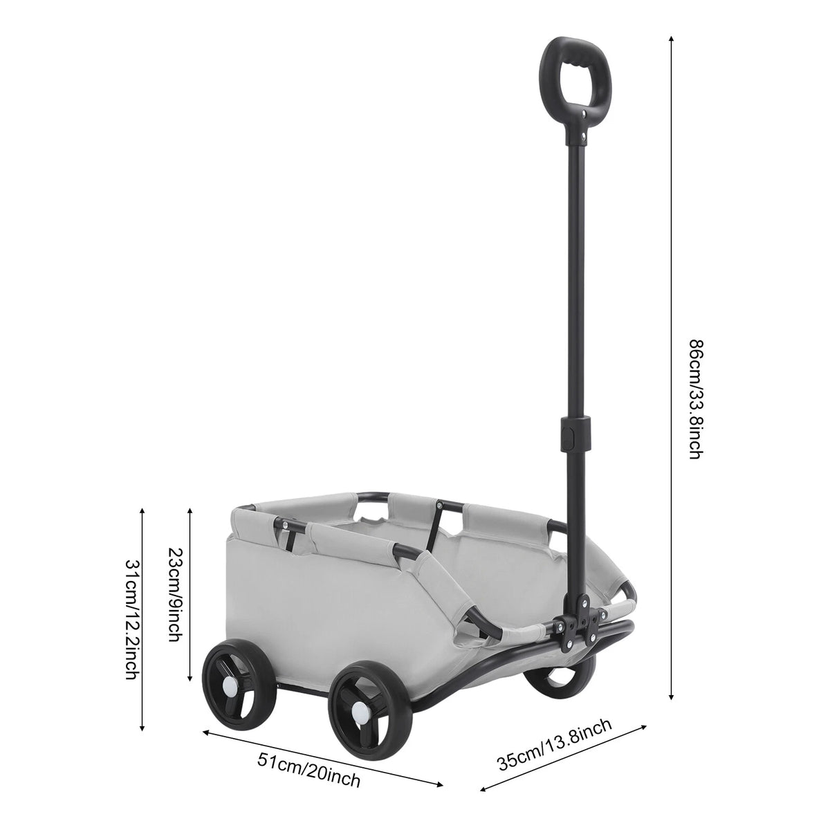 Folding Dog Stroller for Portable Pet Travel Carrier Cart (2010–2023)