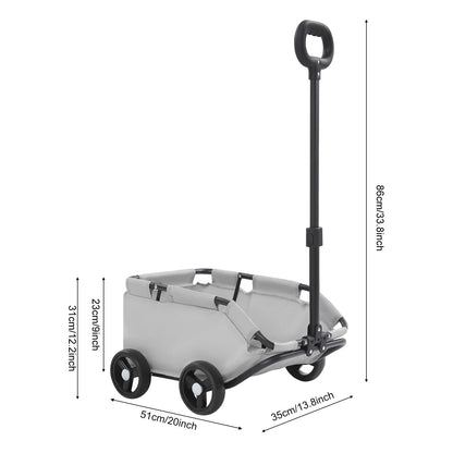 Folding Dog Stroller for Portable Pet Travel Carrier Cart (2010–2023)