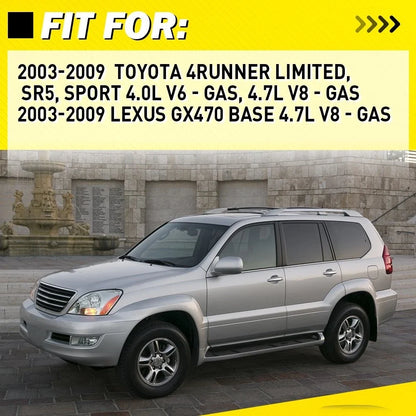 Front Upper Roof Grab Handle Gray for Toyota 4Runner & Lexus GX470 (2003–2009)