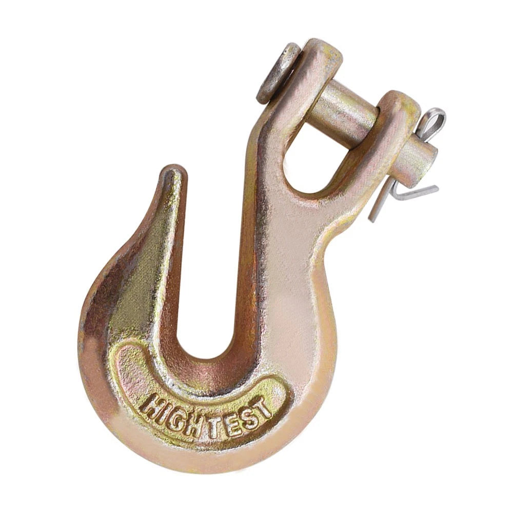 10-Pack 5/16 Inch Clevis Chain Grab Hook for Wrecker Tow Truck Trailer