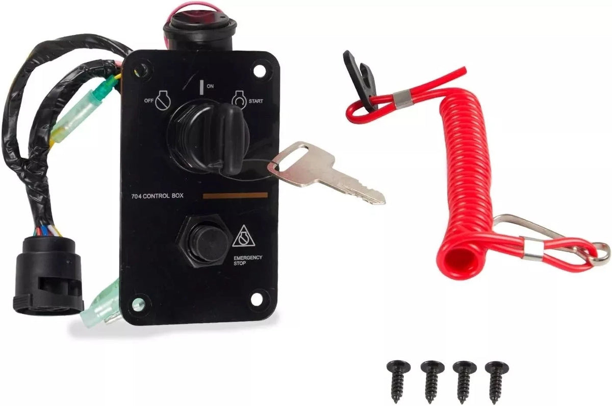 Ignition Key Switch Panel for Yamaha Outboard (704-82570-12-00, 704-82570-13-00)