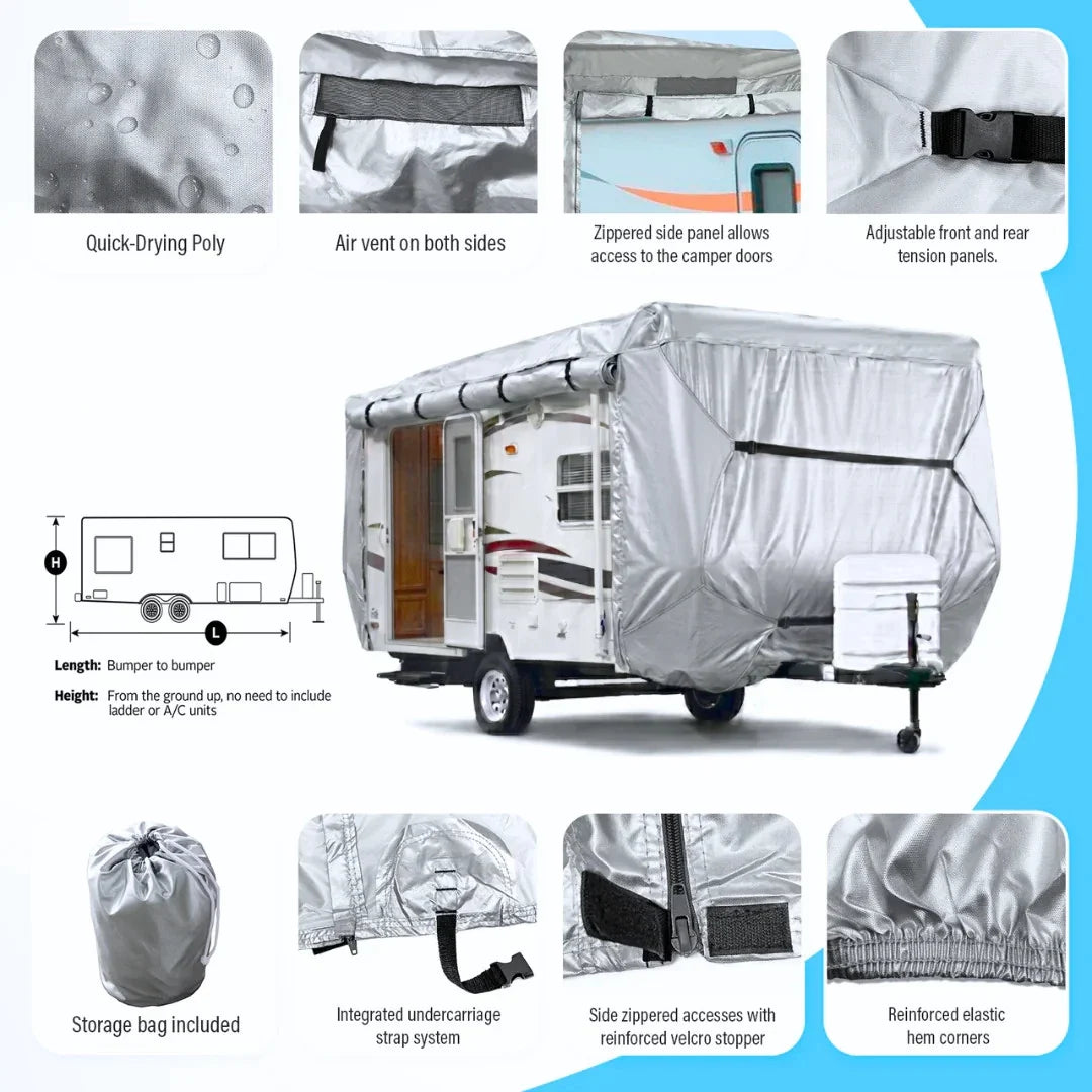 Storage Cover for Forest River Wolf Pup 17B/17RR (Camper Trailer)
