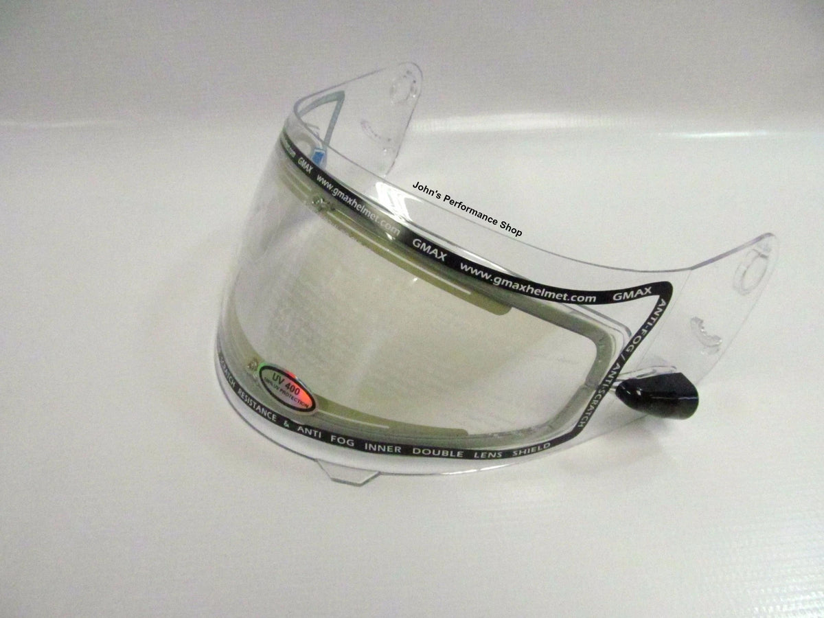 GMAX Double Lens Clear Electric Helmet Shield 44S 72-0894