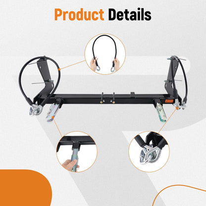 Tow Bar Base Plate for Jeep Wrangler JLU JL (2018–2025) BX1139