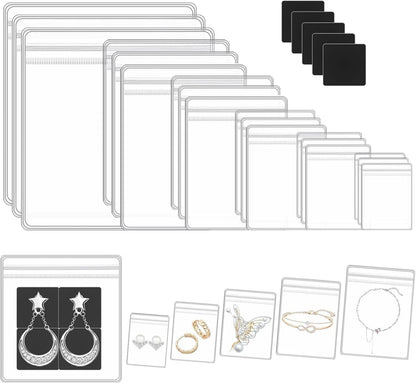 240 PCS Anti Tarnish Strips for Jewelry Protection with Organizer Bag