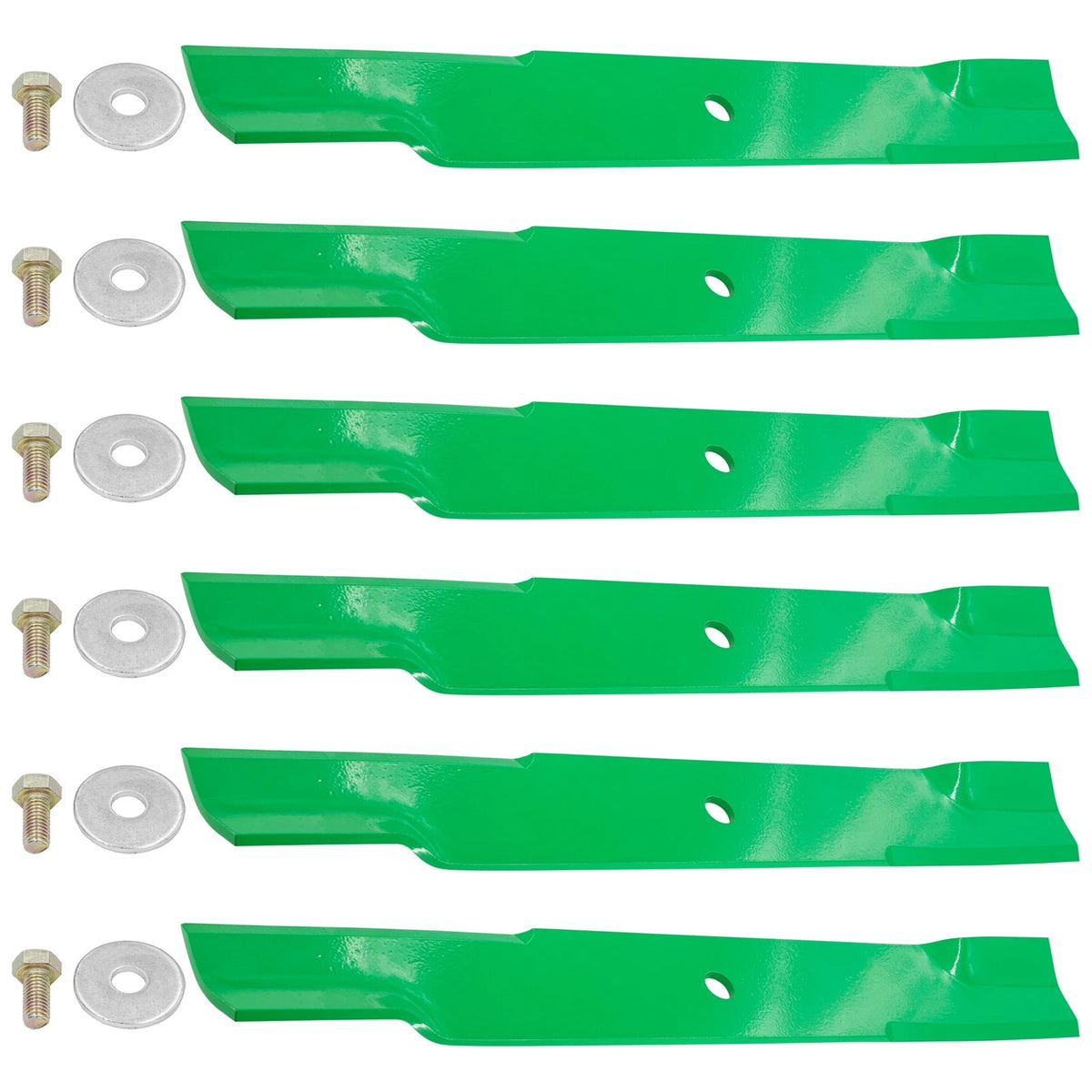 60" Deck Blades with Bolt for Hustler (MB3186+MB2916)