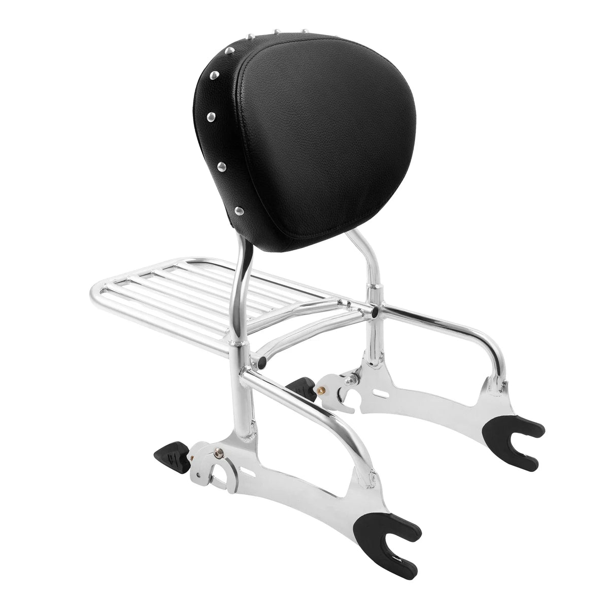 12" Backrest Sissy Bar & Pad Luggage Rack for Indian Chief Dark Horse (2016–2018)