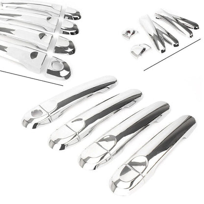 Chrome Door Handle Cover Trim for Nissan Sunny Versa (2014–2016)