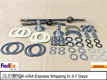 Front Axle Shaft Assembly Set for Jeep CJ2A, CJ3B, CJ5, MB, GPW, M38 (1945–1971)
