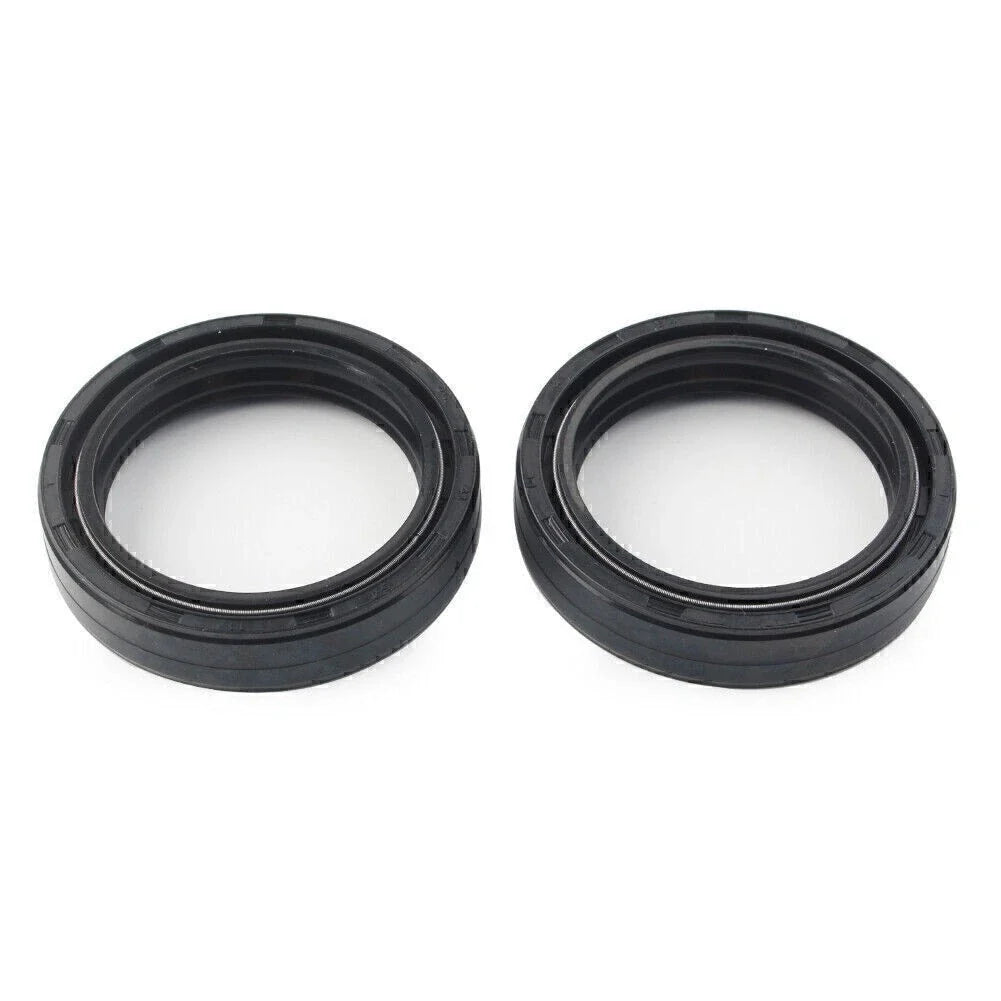 2X Front Fork Damper Shock Absorber Oil Seals for Cycle (41X52.2-11MM)