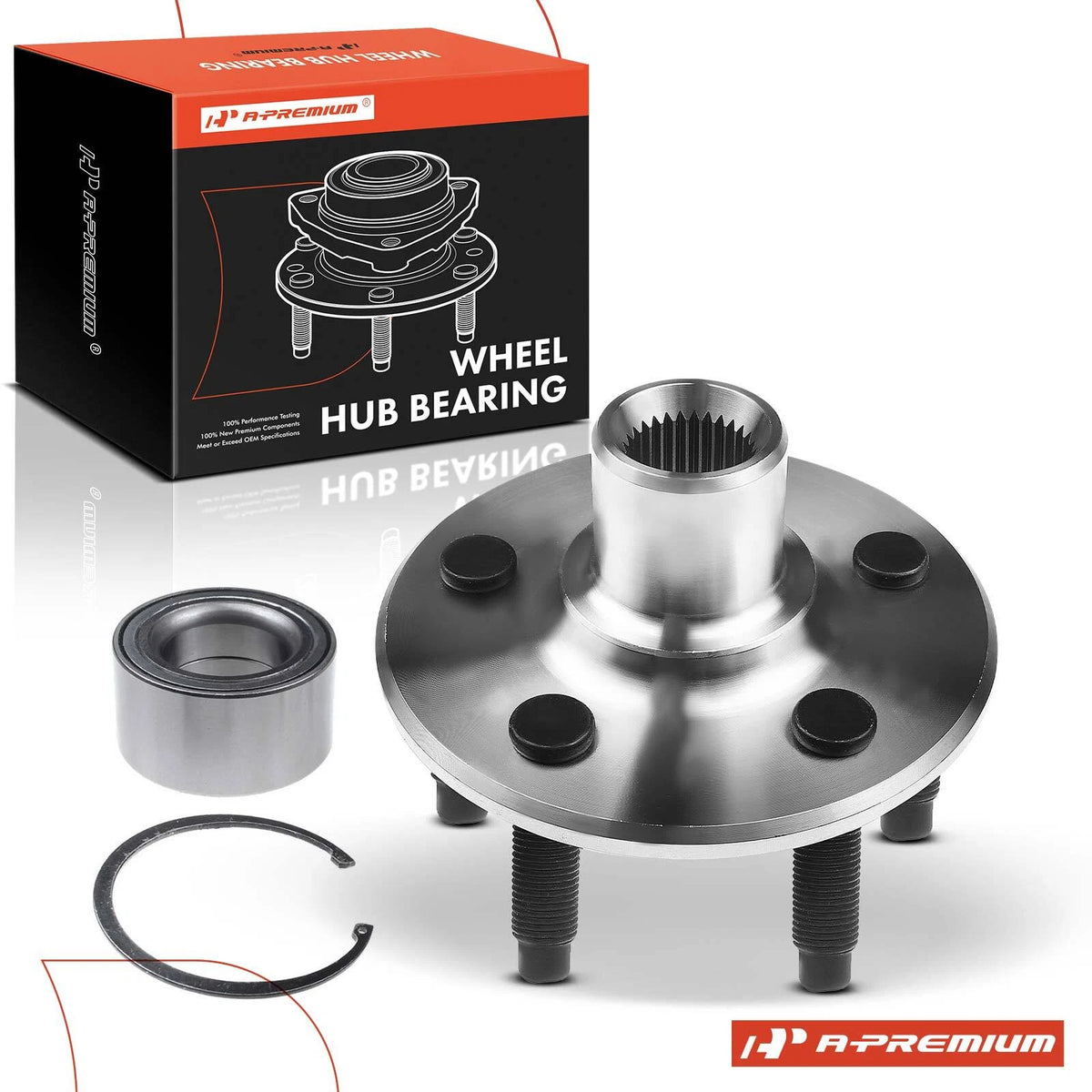 Rear Wheel Hub & Bearing Assembly for Ford Explorer (2002–2010) BR930259K, 3L2Z1109AA, 6L2Z1109B, 521000