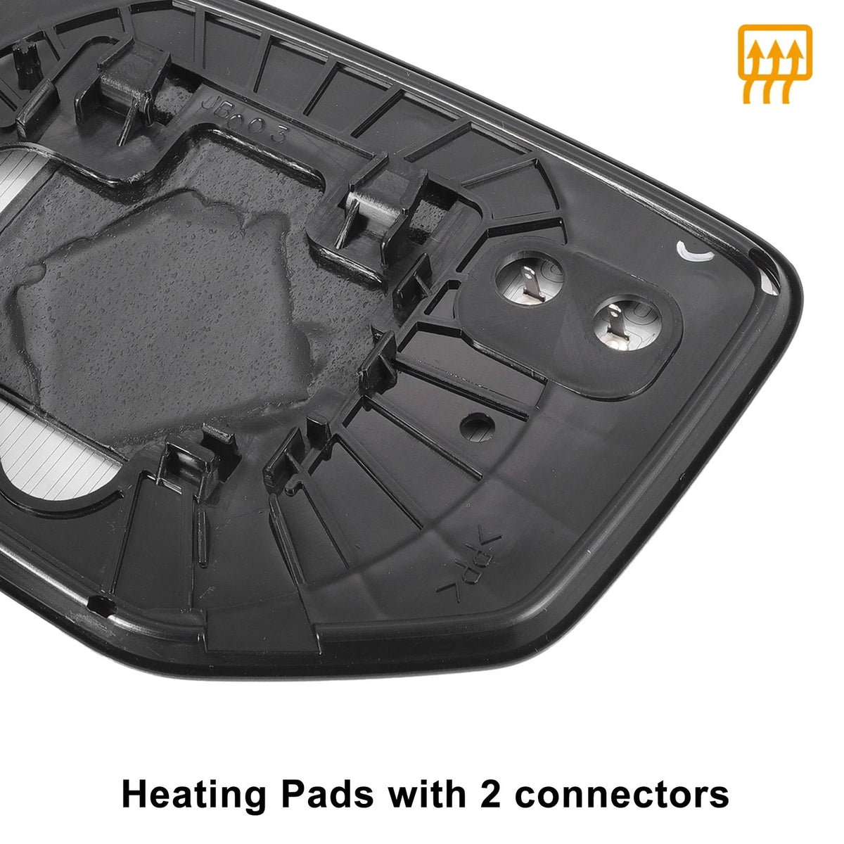 Right Side Blue Heated Mirror Glass for Honda Accord (2008–2010)