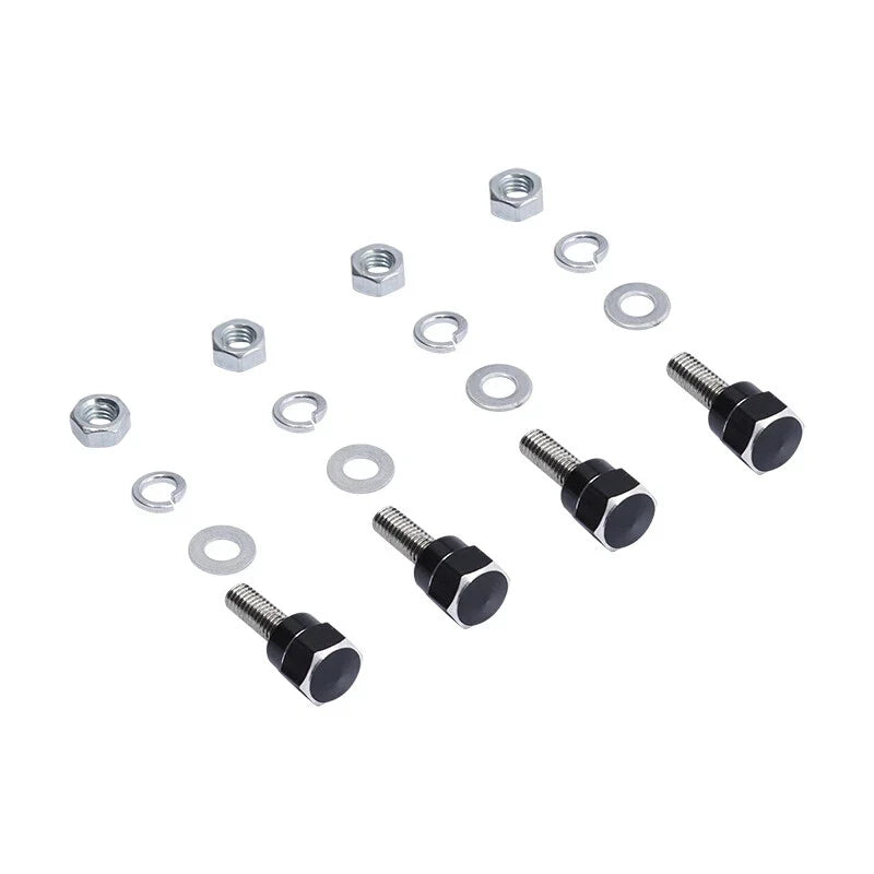 Set of 4 Hex License Plate Frame Bolts for Harley Touring Sportster Dyna Softail