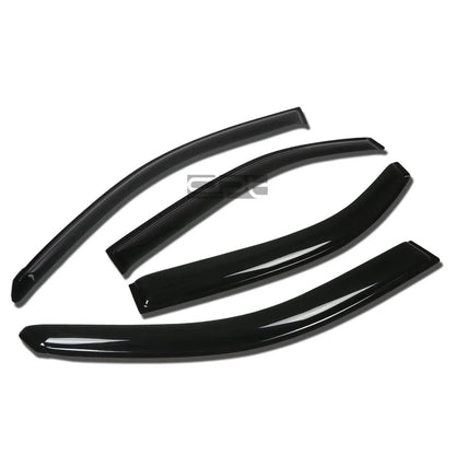 Set of 4 Smoke Tint Window Visors for Honda Civic 1999–2005