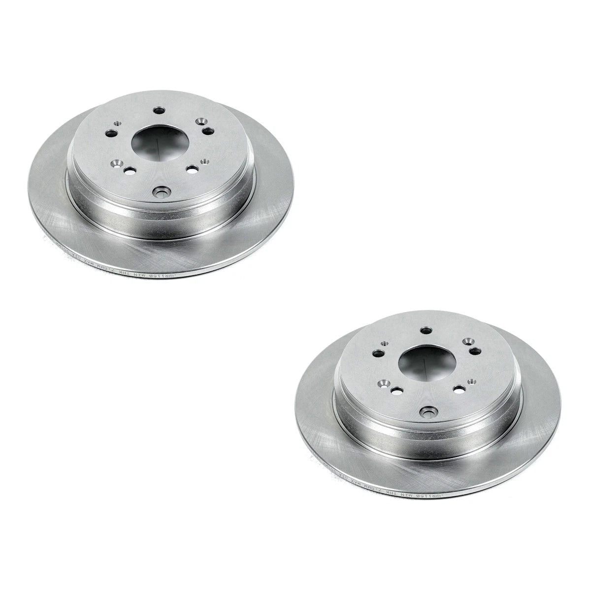Set of 2 Powerstop Brake Discs Rear for Acura RDX Honda CR-V (2006–2018)