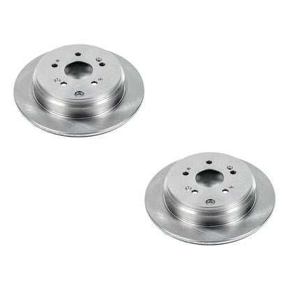 Set of 2 Powerstop Brake Discs Rear for Acura RDX Honda CR-V (2006–2018)