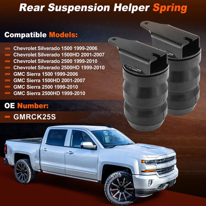 Rear Suspension Helper Spring Kit for Chevrolet Silverado 1500 2500 (No.GMRCK25S)