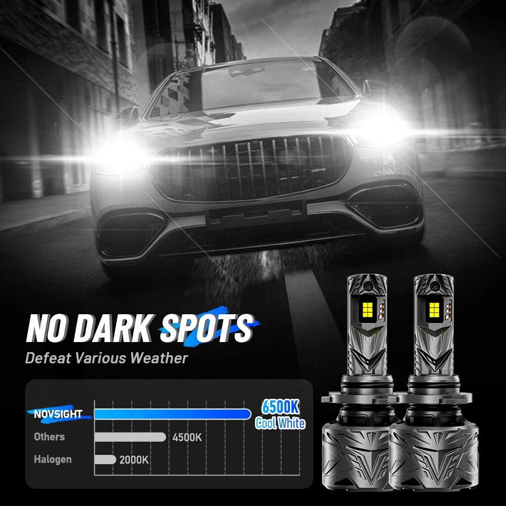 2X H11 9005 9006 9012 9007 H13 H4 H7 LED Headlight Bulbs for
