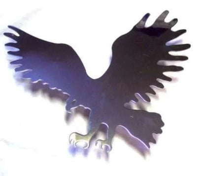 Pair of GG Cutout Eagle Small Stud Mount Chrome Plated 6" X 4.5" (94035-94036)