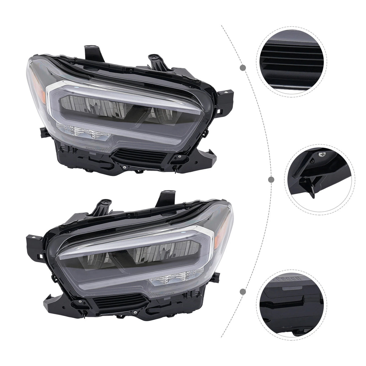LED Headlights for Toyota Tacoma (2020–2023) TO2502291, 8111004290