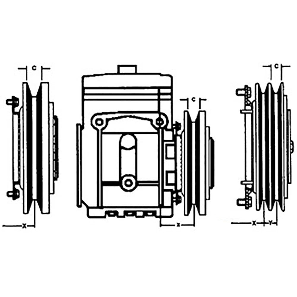 Clutch Pulley for Hesston 6200 6400 6600