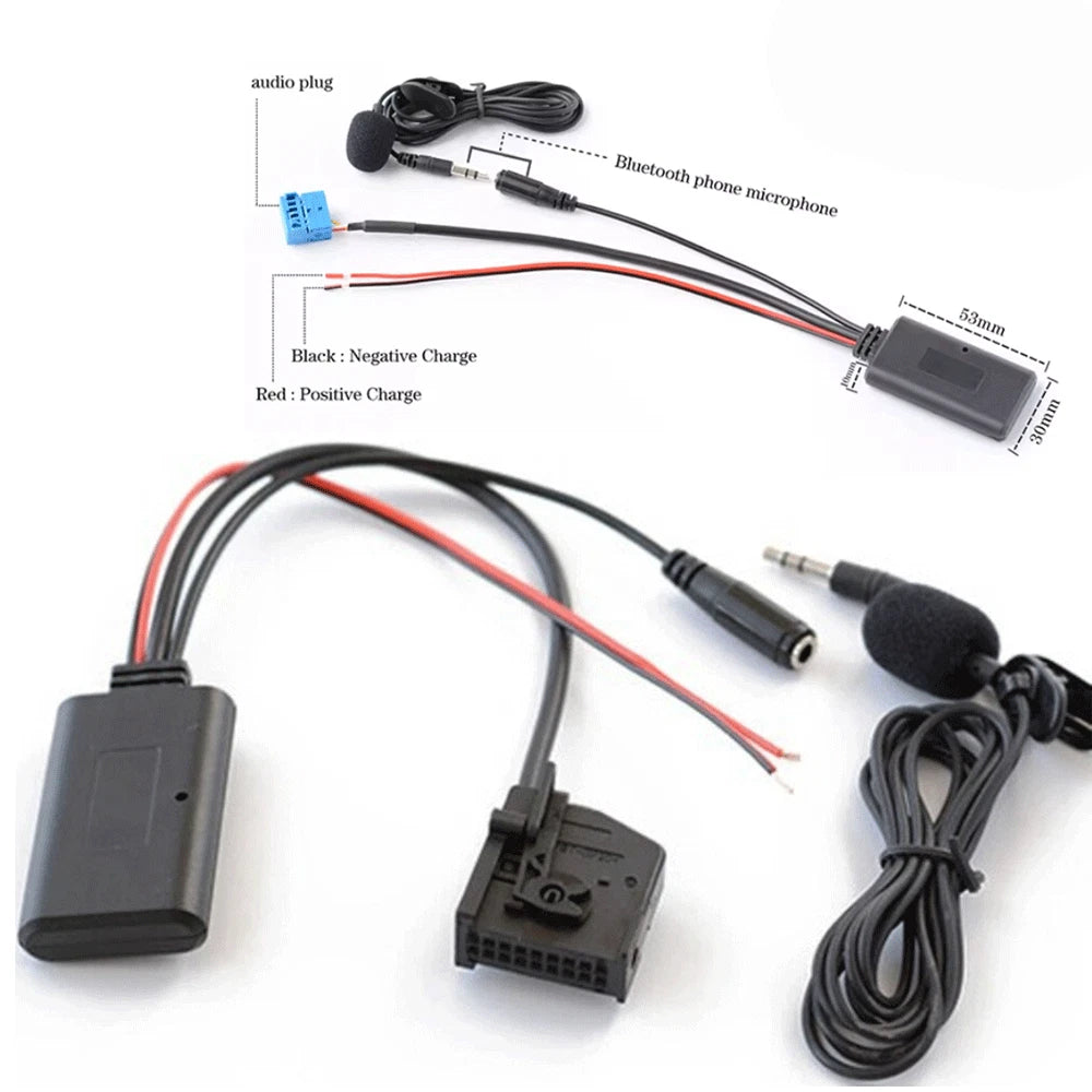 Bluetooth 5.0 Car Audio Adapter for Benz Comand 2.0 W203 W209 W211 (2000–2009)