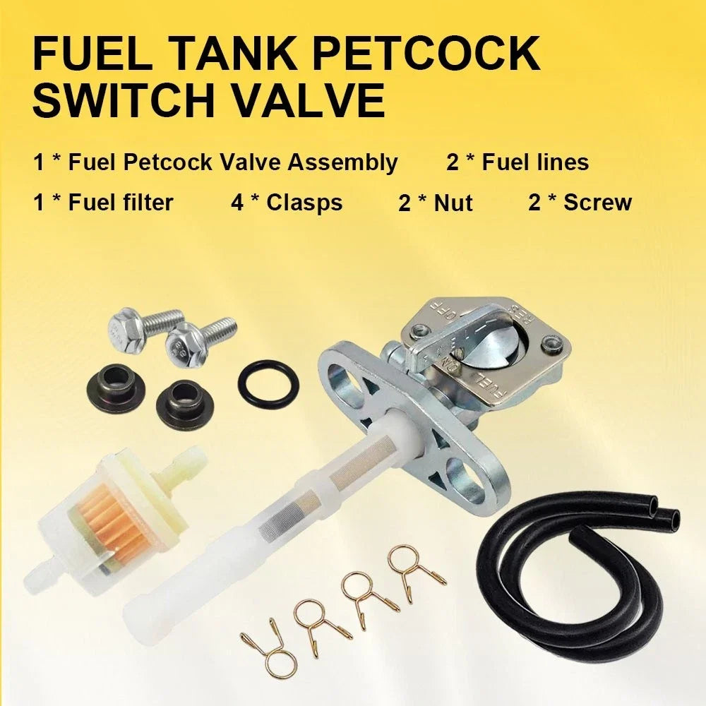 Fuel Petcock Valve for Honda CRF50F CRF70F CRF80F CRF100F CRF150F CRF230F (2004–2023)