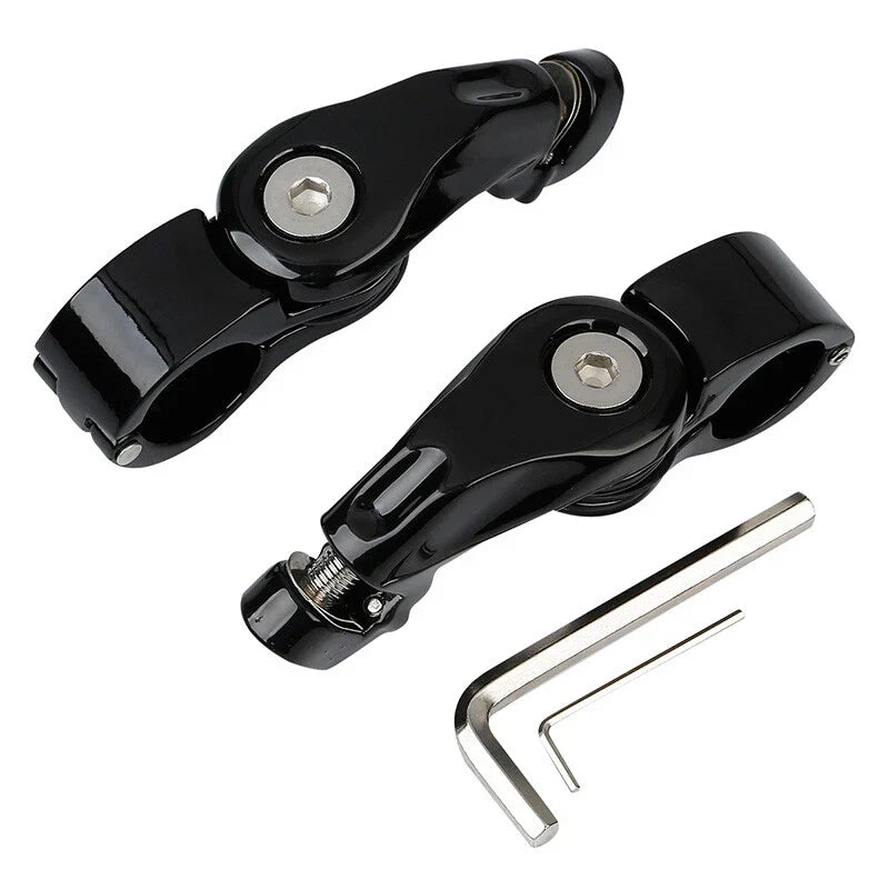 1-1/4" Short Angled Highway Footpeg Pegs for Harley Electra Glide