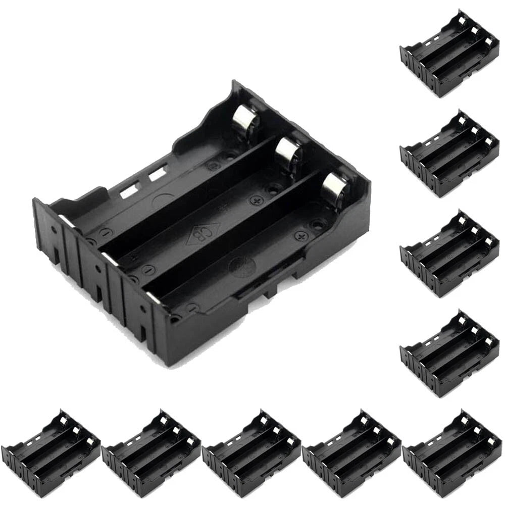 10Pcs 3 Slot Battery Holder for 18650 Power Bank Case