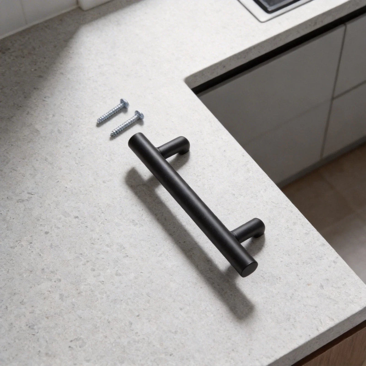 Stainless Steel Black Handle for Cabinet Drawer Dresser Wardrobes