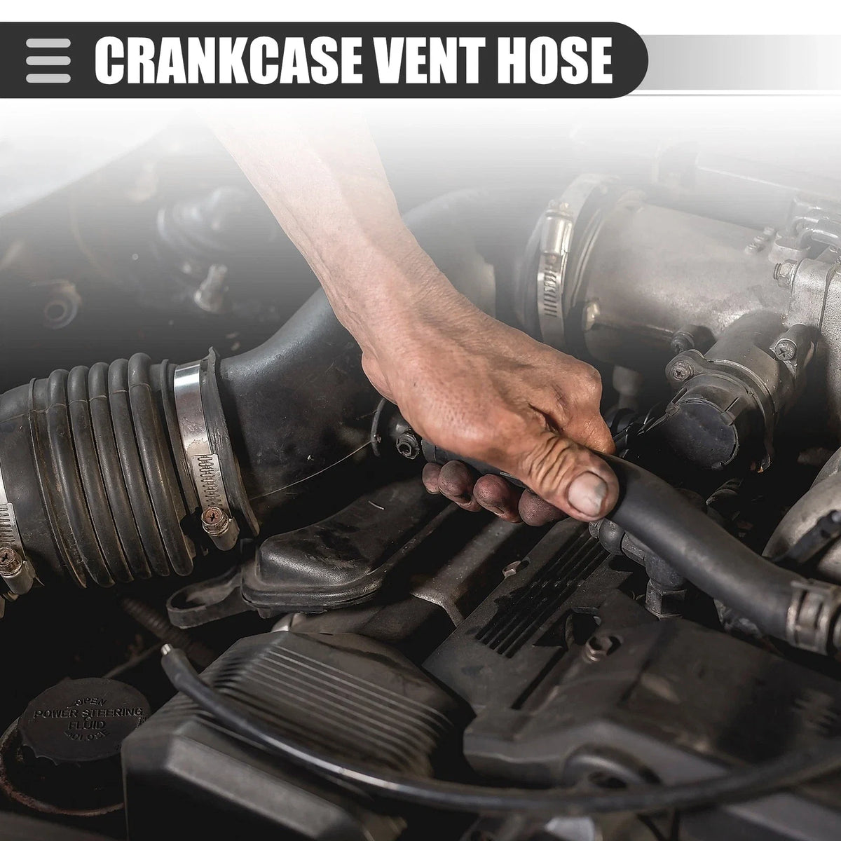 Engine Air Intake Hose Crankcase Vent Hose 11157553949 for BMW 535i 335i (2008–2016)