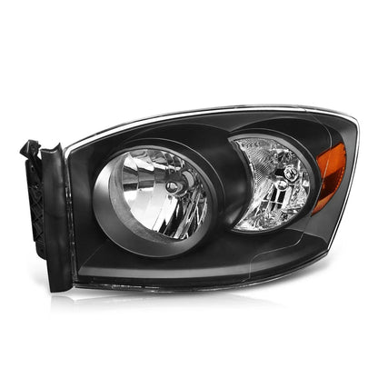 Left Side Headlight for Dodge Ram 1500 2500 3500 (2006) - OE Style Black Housing