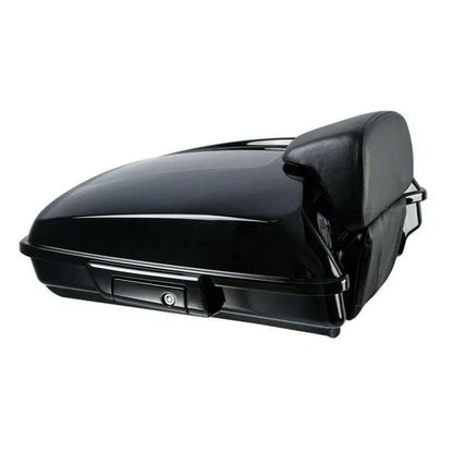 Black Razor Trunk Backrest Mount for Harley Touring Road King (2009–2013)