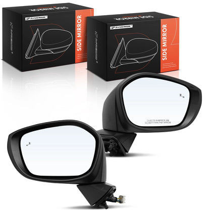 2X Power Mirror for Honda Civic (2022–2024) - 76208T20A21, 76258T20A21