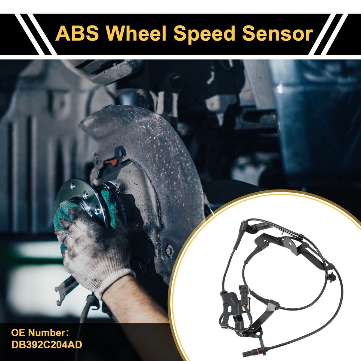 ABS Wheel Speed Sensor No.DB392C204AD for Ford Ranger  Front Right