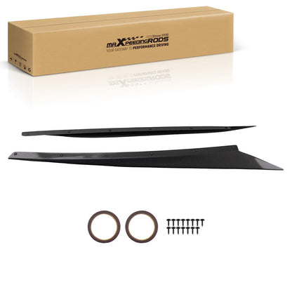 Side Skirt Extension Panel for Chevy Corvette Stingray/Z06 (2020–2025) Carbon Fiber