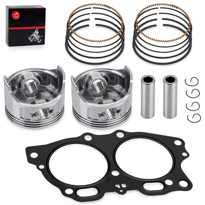 Piston Oversize 0.5mm & Ring Gasket for EZGO Golf Cart Robin 350cc (1996–2008)