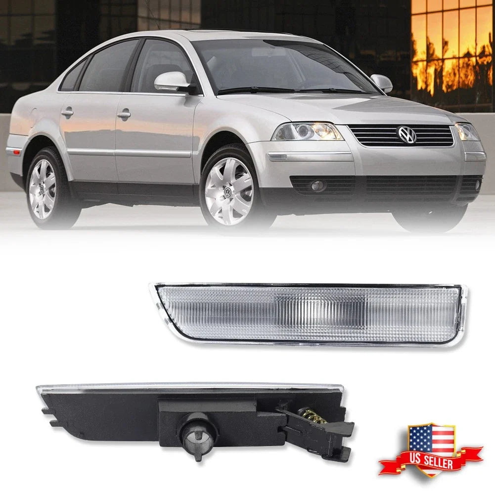 Set of Euro Clear Lens Side Marker Lights for VW Passat B5.5 (2001–2005)