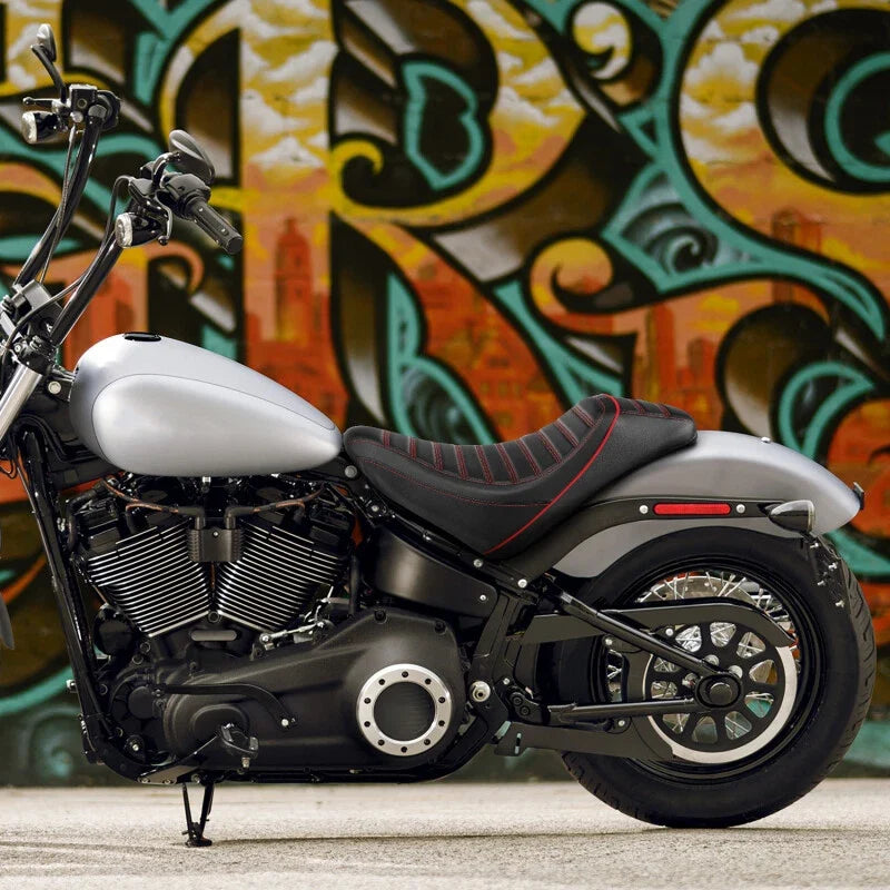 Solo Rider Driver Seat for Harley Softail Heritage Classic FLHC (2018–2023)