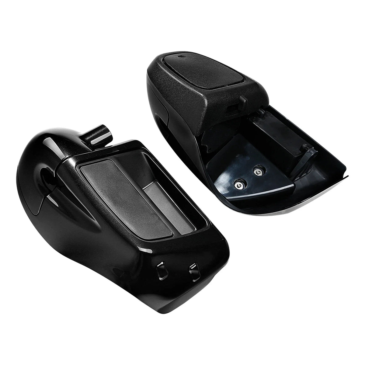 Lower Vented Leg Fairings for Harley Touring Road Glide (2014–2025) Black
