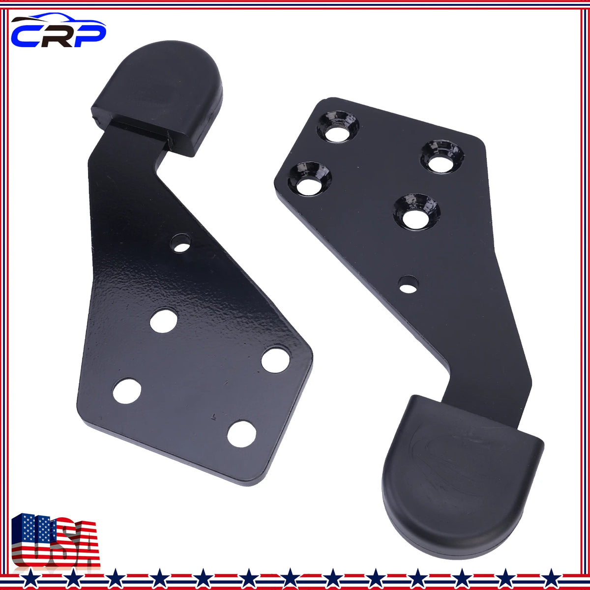 2X Hood Guide Sliders Black 3810978C1 3810981C5 for International Select Trucks