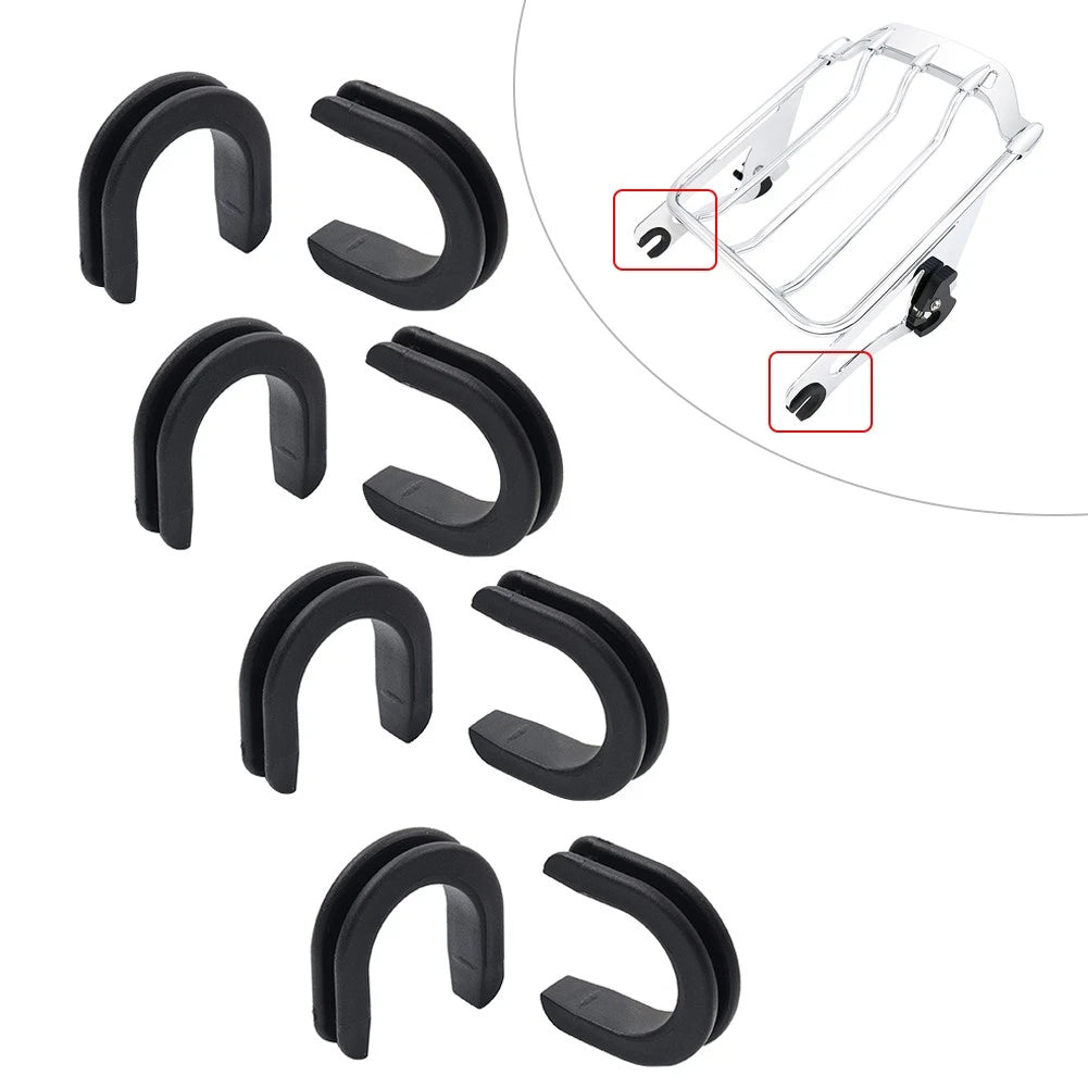Sissy Bar Luggage Rack Side Plate Mounting Bracket for Harley