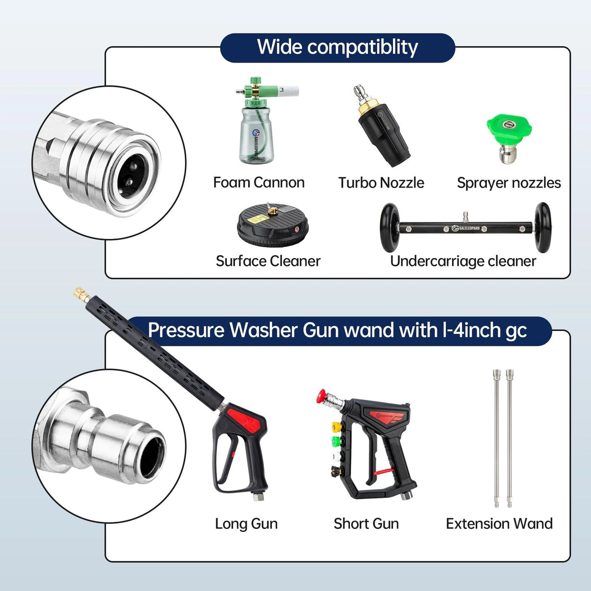 17-Inch Pressure Washer Extension Wand for GALELEOPARD