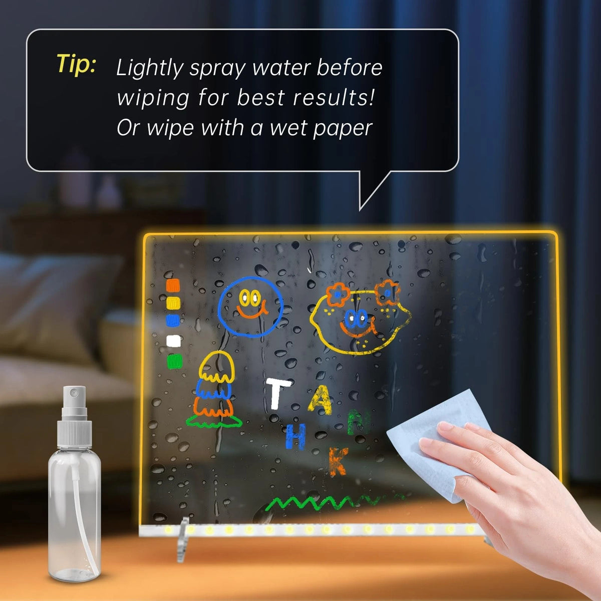 LED Note Board for Universal Use (13"x10")