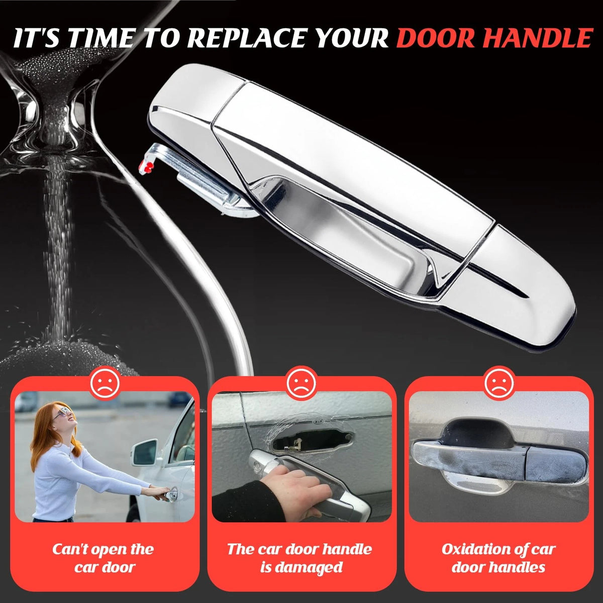 Chrome Door Handle for