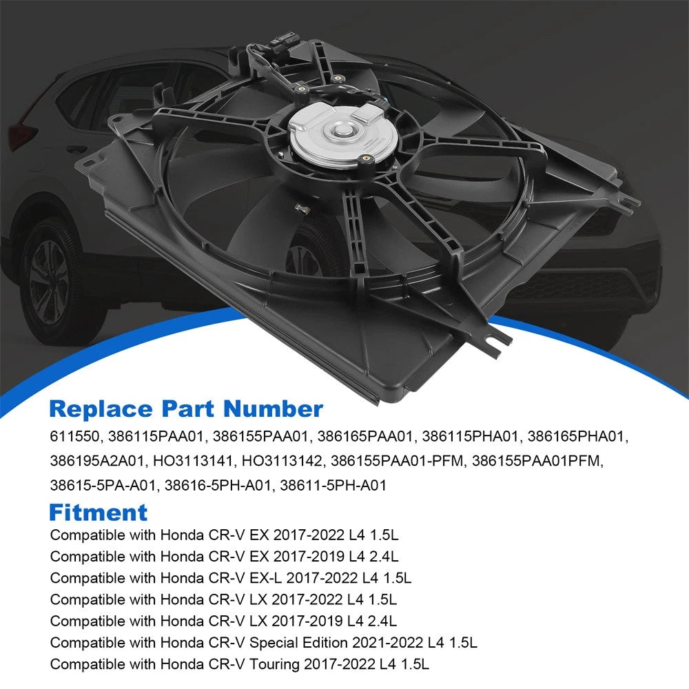 AC Condenser Cooling Fan for Honda CR-V (2017–2022)