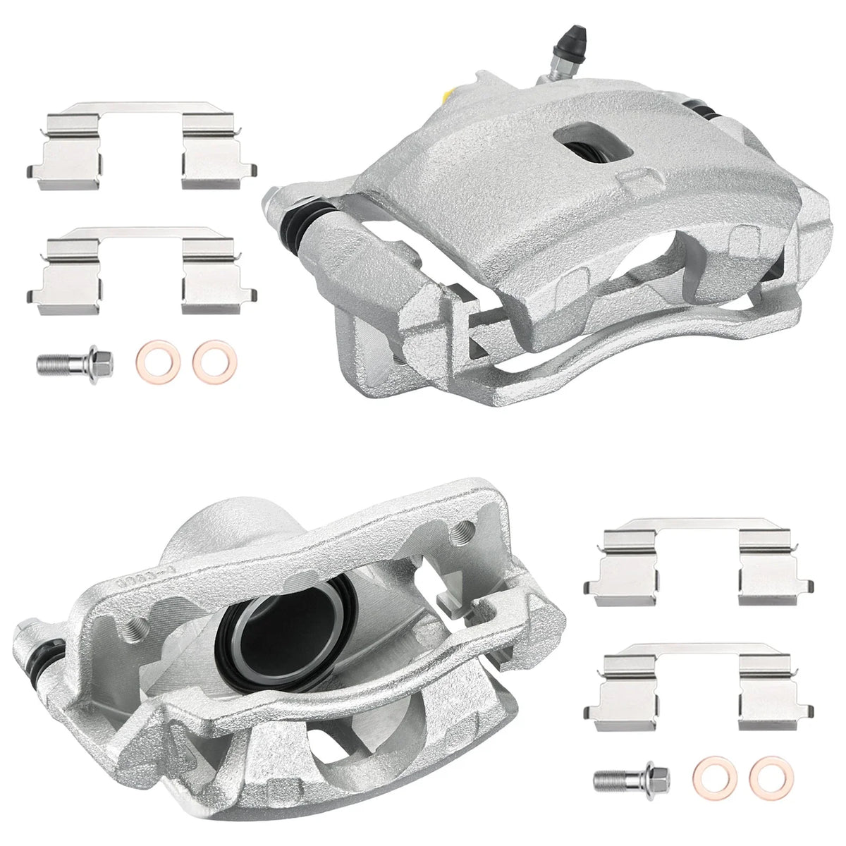 Pair Front Brake Calipers w/ Bracket for Honda Civic 2.0L (2002–2003)