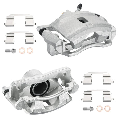 Pair Front Brake Calipers w/ Bracket for Honda Civic 2.0L (2002–2003)