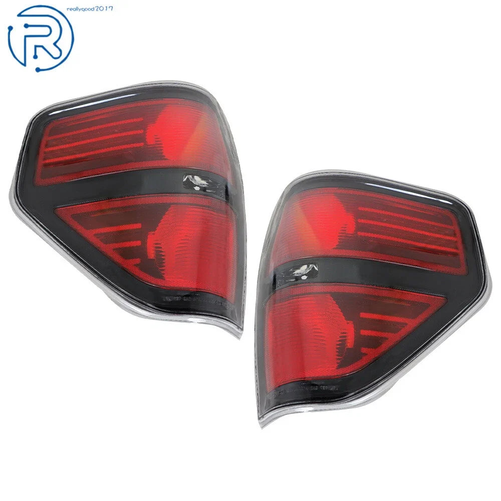 Set of 2 Rear Tail Lights for Ford F-150 (2009–2013) Left & Right Brake Lamps
