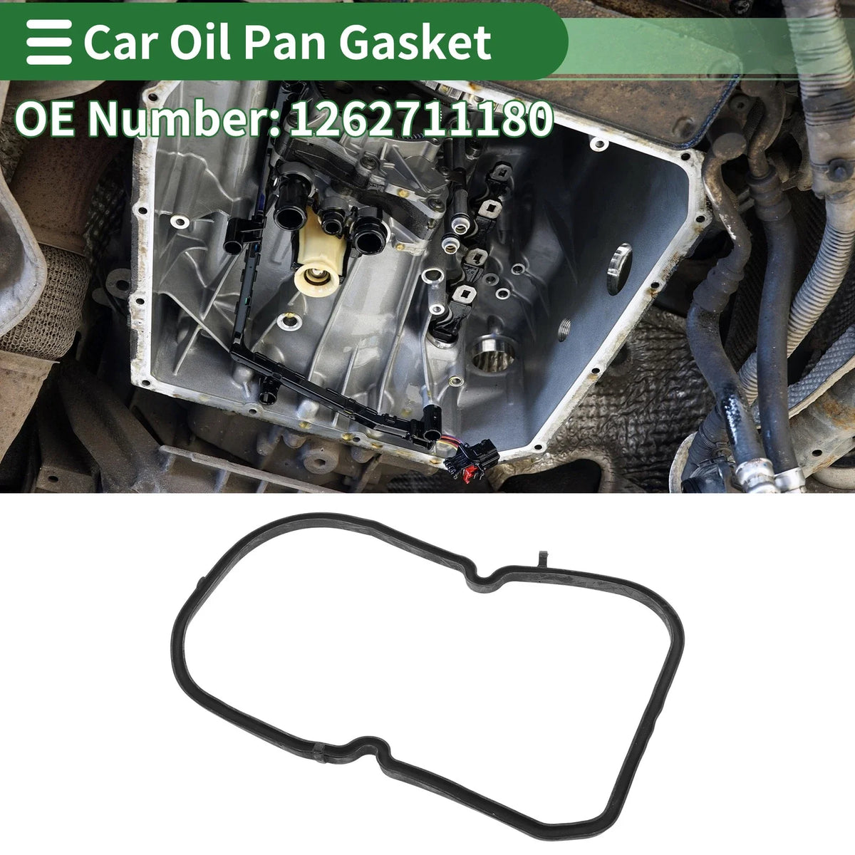 Oil Pan Gasket for Mercedes-Benz S500 (1994–1999) No.1262711180